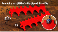 Pomůcka na zjištění váhy jigové hlavičky k objednávce nad 1.500,- Kč