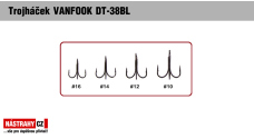 Bezprotihrotý trojháček VANFOOK DT-38BL