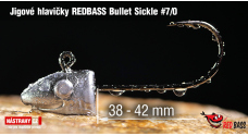 Jigová hlavička REDBASS Bullet Sickle #7/0 - 42 mm