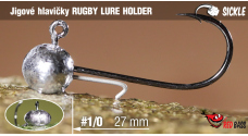 Jigová hlavička REDBASS Sickle RUGBY - LURE HOLDER #1/0 - 27 mm