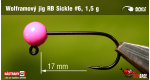 #6 - 1,5 g, Pink, 5 ks