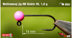 #8 - 1,0 g, Pink, 5 ks