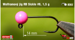 #8 - 1,5 g, Pink, 5 ks