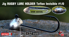 Jig Teflon Invisible RUGBY - Lure holder #1/0 - 32 mm