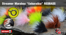 Streamer Marabou "čeburaška" REDBASS