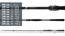 Přívlačový prut Daiwa Prorex X Spin