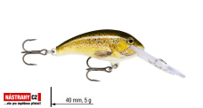 Wobler jednodílný Shad Dancer RAPALA 4 cm