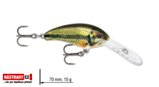 Wobler jednodílný Shad Dancer RAPALA 7 cm