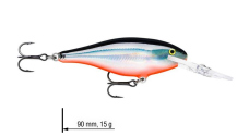 Wobler jednodílný Shad Rap Deep Runner RAPALA 9 cm