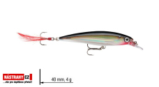 Wobler jednodílný X Rap RAPALA 4 cm