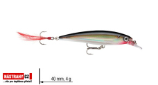 Wobler jednodílný X Rap RAPALA 4 cm