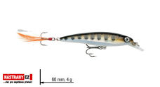 Wobler jednodílný X Rap RAPALA 6 cm