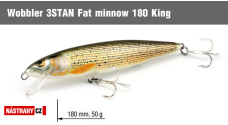 Wobler 3STAN Fat minnow 180 King